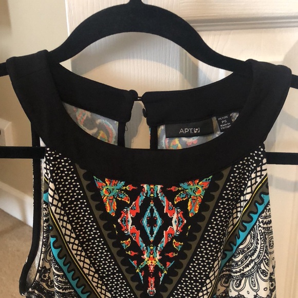 Patterned Petite Mini Dress - Picture 2 of 2